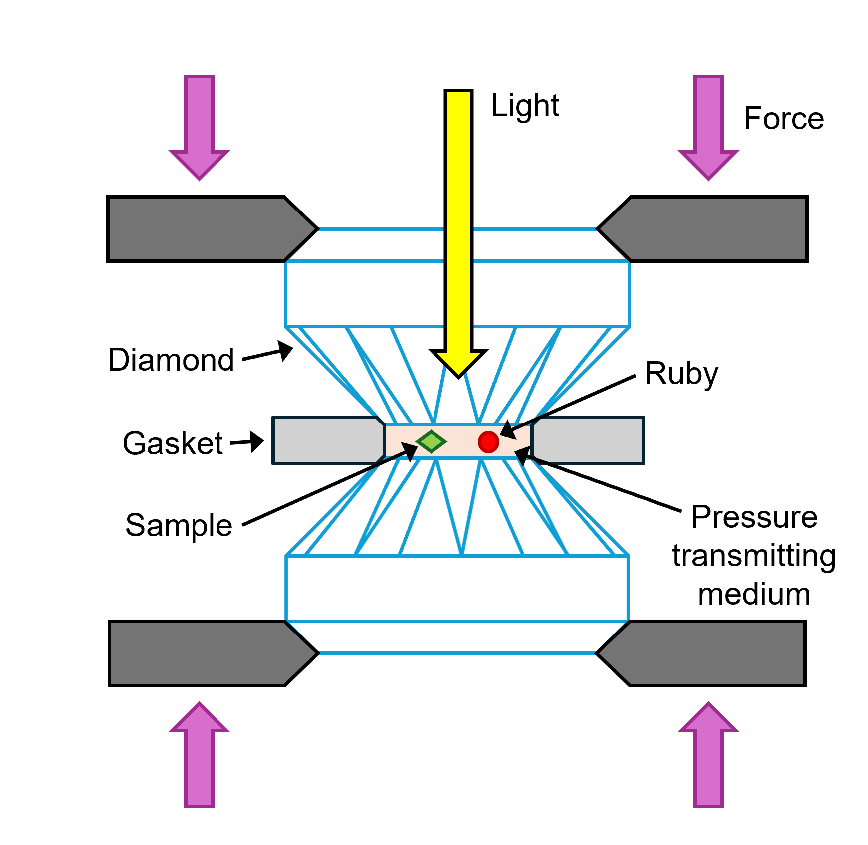 Diamond anvil cell