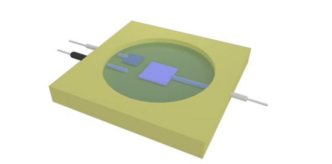 Schematic of the three-electrode cell used for operando Raman measurements